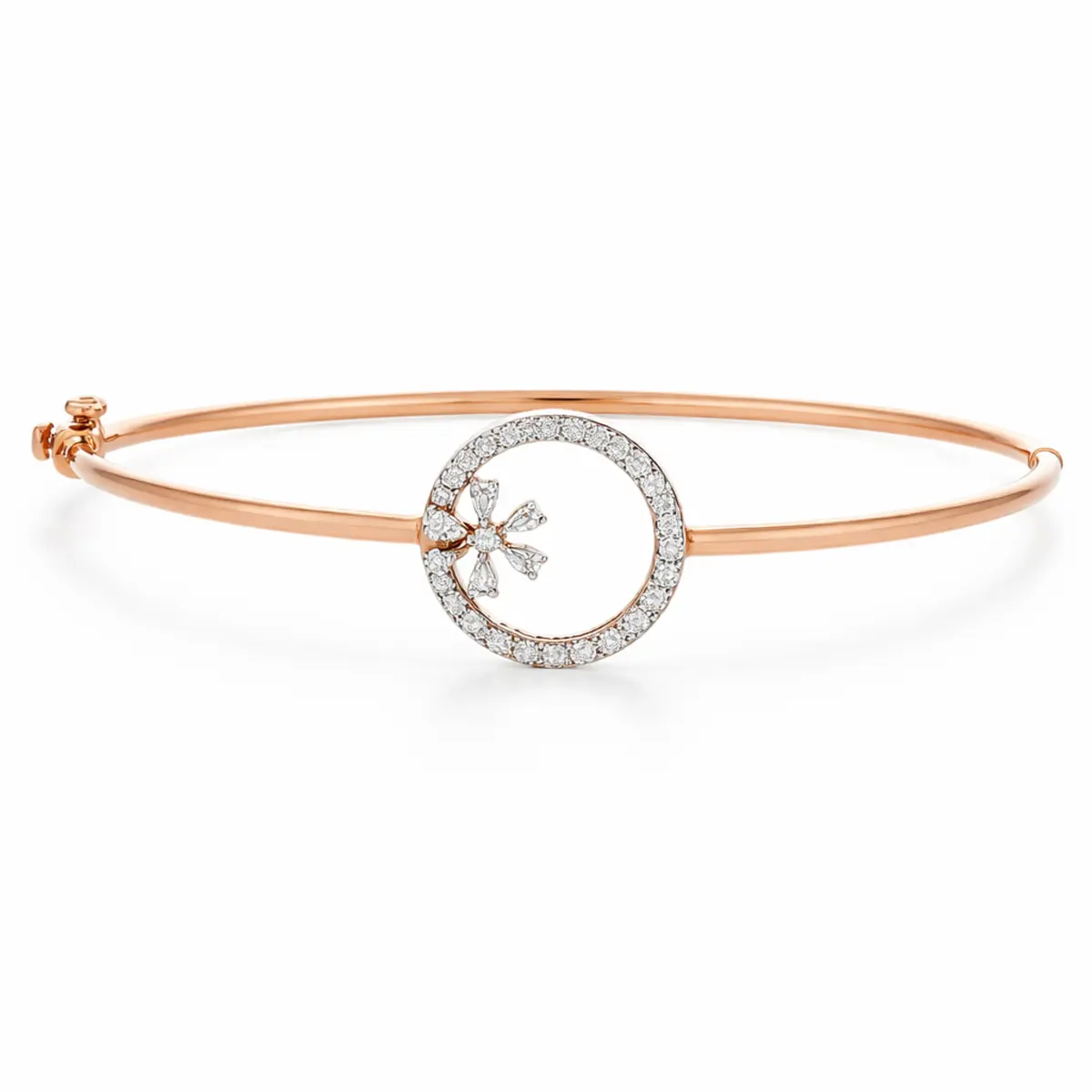 0.19 CT NATURAL DIAMOND BRACELET 18K GOLD